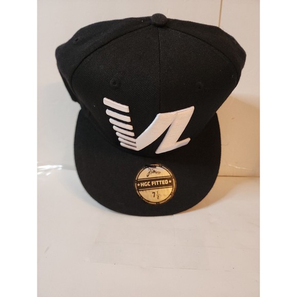 Victory Lap Rare Fitted 7.5 Headgear Classic 2019 Black/WhiteUrban Hat - Picture 3 of 9